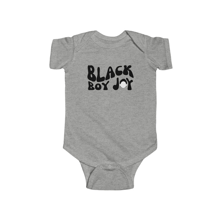 Baby Black Boy SS Bodysuit