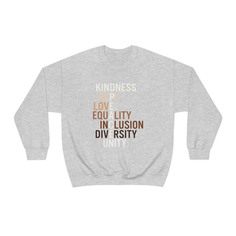 Adult Unisex Kindness & Diversity Sweatshirt